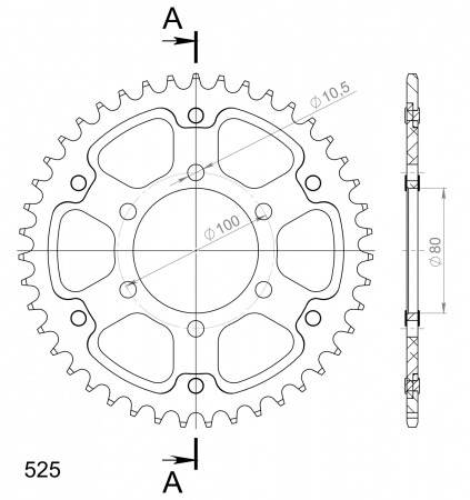 SUPERSPROX STEALTH TAKARATAS KULTA 272-7095-RST-44-9