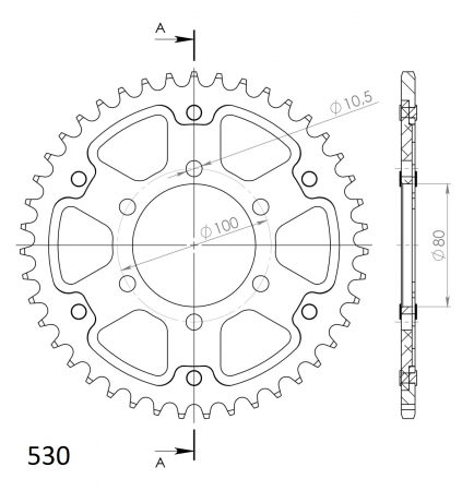 SUPERSPROX STEALTH TAKARATAS KULTA 272-7096-RST-42-9