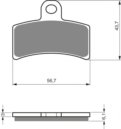 GOLDFREN BROMSPINTA 143 CERAMIC CARBON AD 48-12-143