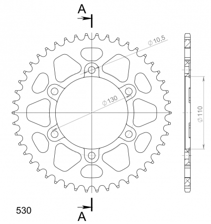 SUPERSPROX ALUMIINI TAKARATAS RAL-479::46 MUSTA 27-3-479-46-0