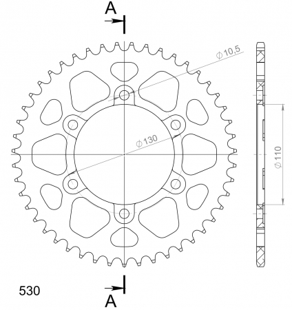 SUPERSPROX ALUMIINI TAKARATAS RAL-479::47 PUNAINEN 27-3-479-47-2