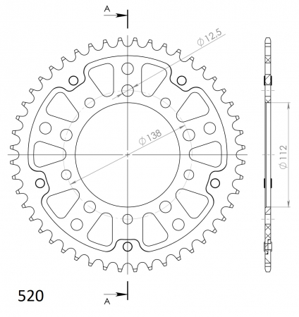 SUPERSPROX STEALTH TAKARATAS KULTA 272-1303-RST-48-9