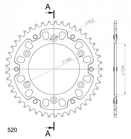 SUPERSPROX STEALTH TAKARATAS PUNAINEN 272-8000-RST-45-2