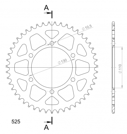 SUPERSPROX ALUMIINI TAKARATAS RAL-480::47 MUSTA 27-3-480-47-0
