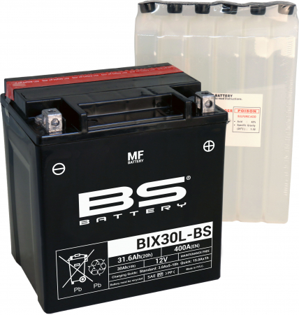 BS BATTERY  BIX30L-BS MF (CP) MAINTENANCE FREE 140-300753