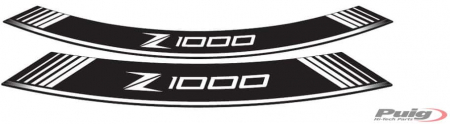 PUIG KIT 8 RIM STRIPS Z1000 C/WHITE 33-7590B