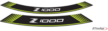 PUIG KIT 8 RIM STRIPS Z1000 C/GREEN 33-7590V