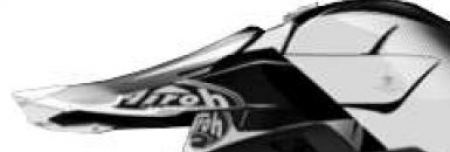 AIROH TERMINATOR OPEN VISION PEAK SLIDER BLACK MATT 571-9253