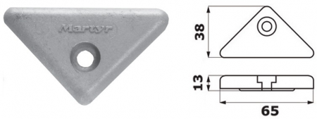 MARINE PRO ANODI, VOLVO PENTA 126-1-62429