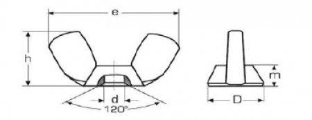 SIIPIMUTTERI M4 5PAKK. 125-9-315-4