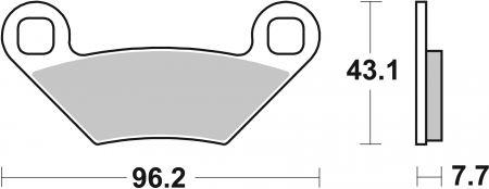 SBS JARRUPALAT RACING SINTERED 23-899RSI