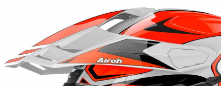 AIROH COMMANDER PEAK CARBON RED GLOSS 57-9-CMCA55F