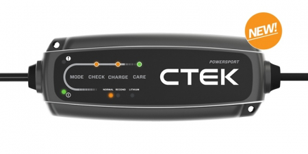 CTEK CT5 POWERSPORT BATTERYCHARGER EU PLUG 141-100-310