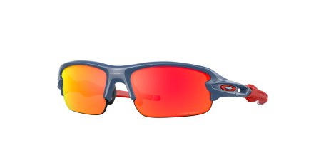 OAKLEY SUNGLASSES FLAK XXS POSEIDON W/PRIZM RUBY 672-9008-0358