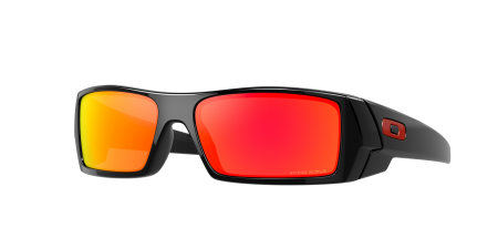 OAKLEY SUNGLASSES GASCAN POL BLACK W/PRIZM RUBY 672-9014-4460