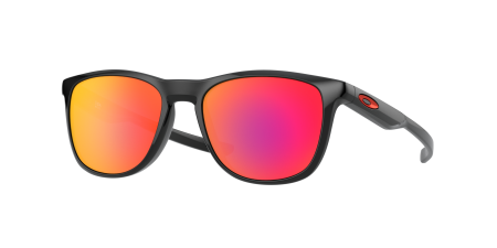 OAKLEY SUNGLASSES TRILLBE X POLISHED BLACK W/RUBY IRIDIUM 672-9340-02