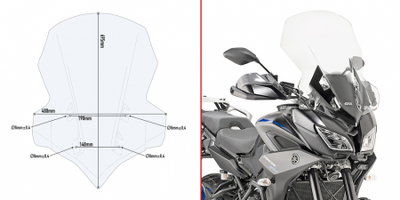 GIVI SPOILER YAMAHA TRACER 323-2139DT