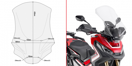 GIVI SPOILER HONDA X-ADV (2017) 323-D1156ST