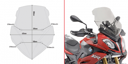 GIVI SPOILER BMW S1000XR (15-16) 323-D5119S