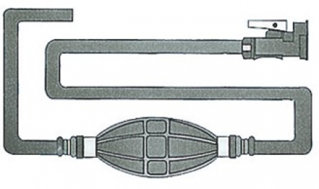 OSCULATI POLTTOAINELETKU + LIITIN YAMAHA, MERCURY/MARINER 1987- M52-731-77