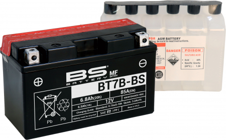 BS BATTERY  BT7B-BS MF (CP) MAINTENANCE FREE 140-300626