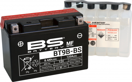 BS BATTERY  BT9B-BS MF (CP) MAINTENANCE FREE 140-300627