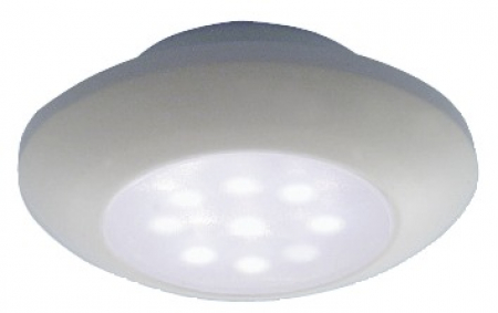 OSCULATI WATERTIGHT WHITE CEILING LIGHT, WHITE LED LIGHT M13-179-01