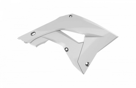 POLISPORT RESTYLING RADIATOR SCOOPS CR125/250(02-07) CRF(18) STYLE WHITE (6) 176-8421600002