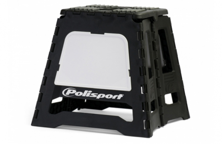 POLISPORT MOTOSTAND VARIKKOPUKKI MUSTA/VALKOINEN (5) 9-596-10