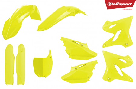 POLISPORT PLASTIC KIT YZ125/250 15-17 FLO YELLOW 178-90748