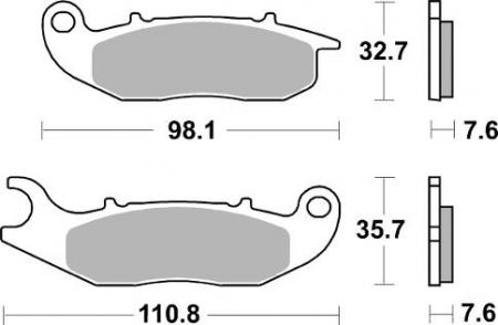 SBS JARRUPALAT SINTERED OFFROAD 23-859SI