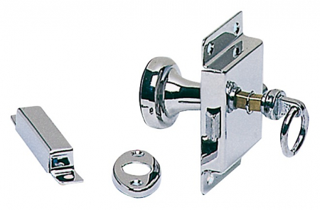 TOILET LOCK,CHR.BRASS 95X57MM M38-227-10