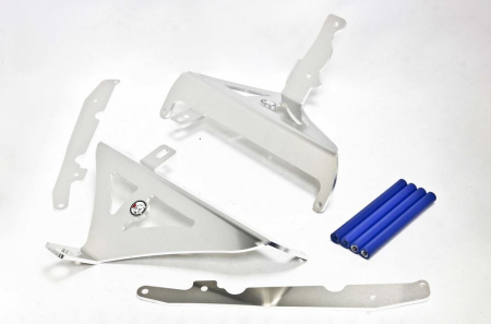 * AXP RADIATOR BRACES BLUE SPACERS YAMAHA YZ450F 10-13 397-AX1100