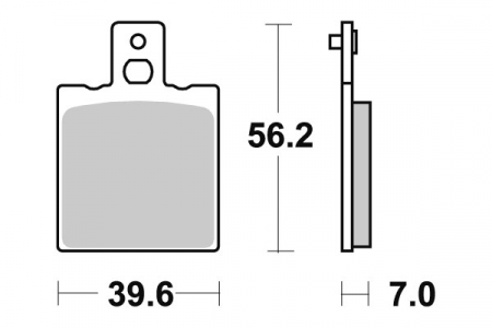 SBS JARRUPALAT RACING SINTERED 23-519RSI