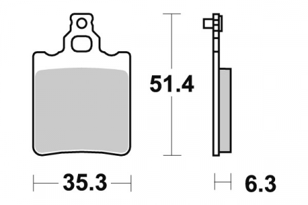 SBS JARRUPALAT RACING SINTERED 23-574RSI