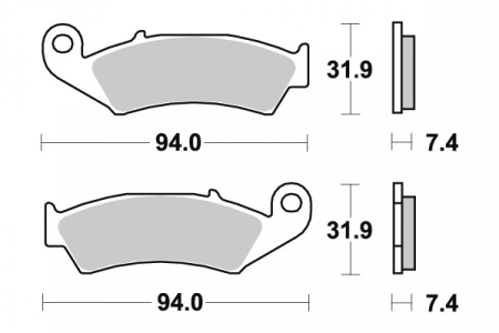 SBS JARRUPALAT RACING SINTERED 23-603RSI