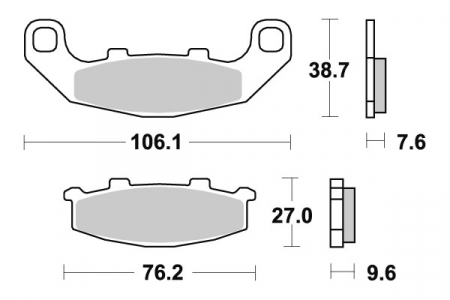 SBS JARRUPALAT CERAMIC TAAKSE 23-615LF