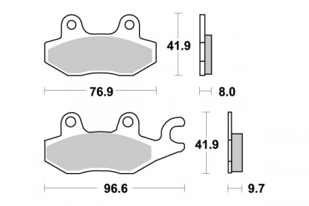 SBS JARRUPALAT RACING SINTERED 23-633RSI