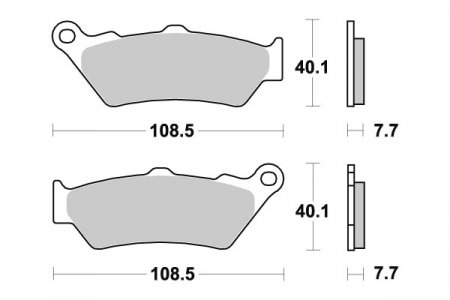 SBS JARRUPALAT SINTERED OFFROAD 23-674SI