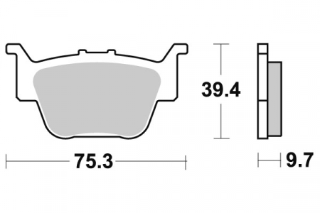 SBS JARRUPALAT RACING SINTERED 23-813RSI