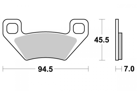 SBS JARRUPALAT RACING SINTERED 23-822RSI
