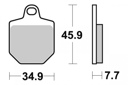 SBS JARRUPALAT RACING SINTERED 23-843RSI