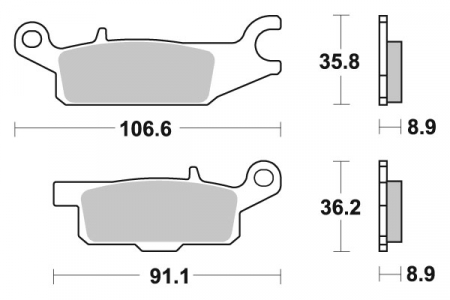 SBS JARRUPALAT RACING SINTERED 23-852RSI