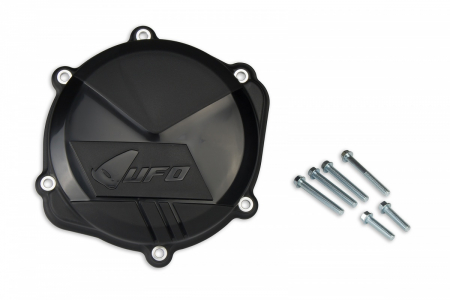 UFO CLUTCH COVER CRF250 18-  BLACK 650-2449