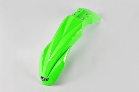 UFO FRONT FENDER KX250F 17-.. KX450F 16-.. GREEN FLUO 650-4748-AFLU