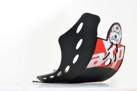 * AXP SKID PLATE BLACK/RED STICKER YAMAHA YZ450F 10-13 397-AX1103