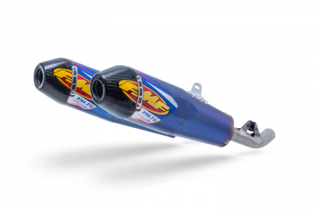 FMF CRF250R 18 DUAL TI-ANOD FACTORY 4.1 RCT SLIP-ON MFLRS W/R.CARBON CAPS 315-041571