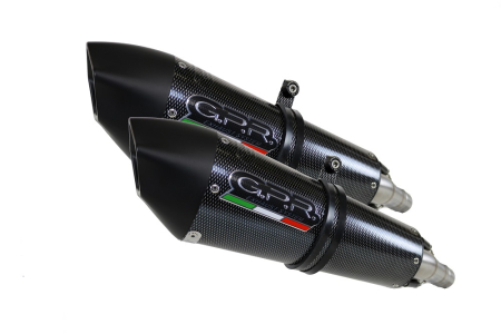 GPR TRIUMPH STREET TRIPLE 675 2007/12 PAIR EC-APPROV. SLIP-ON EXHAUST GPE ANN. P 31G-T-65-GPAN-PO