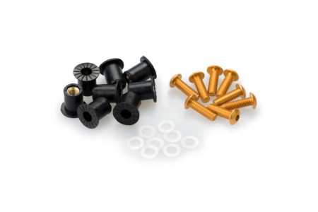 PUIG SCREW KIT WHIT SILENTBLOCKS C/YELLOW 33-0957G