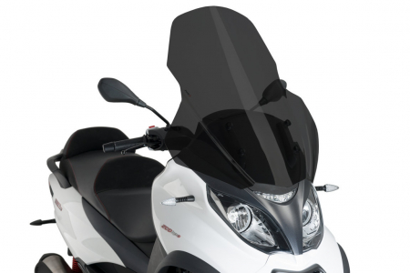 PUIG WINDSHIELD V-TECHLINE PIAGGIO MP3 350 18' C/DARK S 33-1666F